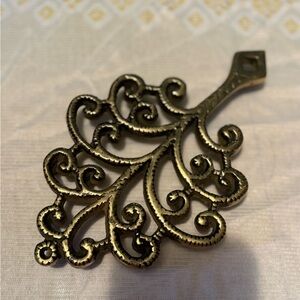 Vintage brass trivet